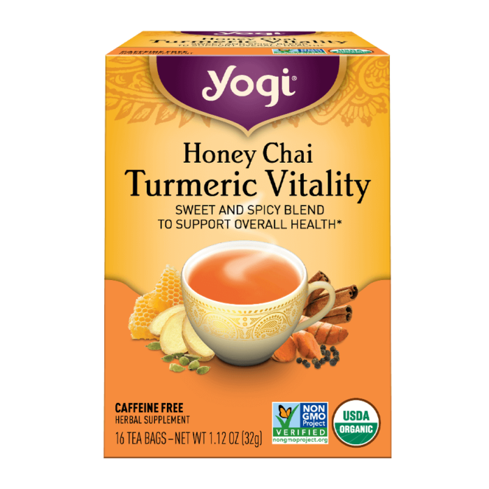 Honey Chai Turmeric Vitality Tea