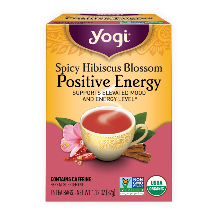 Spicy Hibiscus Blossom Positive Energy Tea