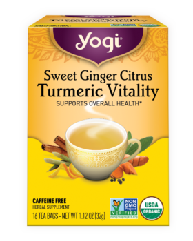 Sweet Ginger Citrus Turmeric Vitality Tea