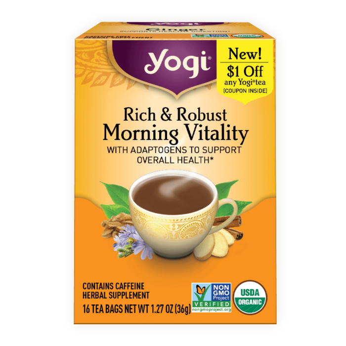 Rich & Robust <br />Morning Vitality Tea