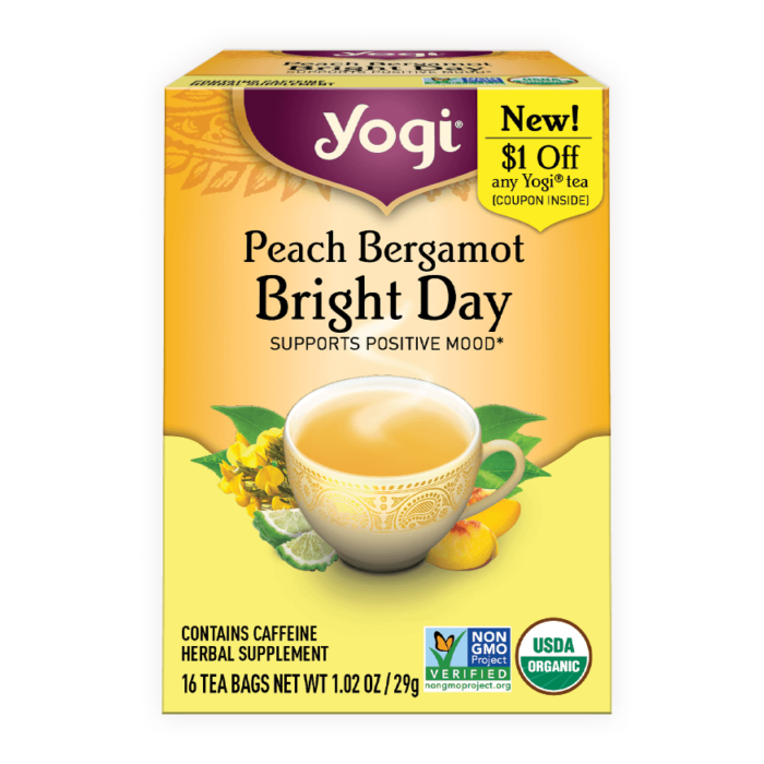 Peach Bergamot Bright Day Tea