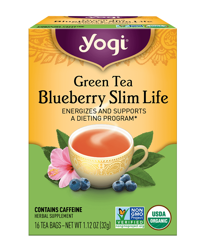 Green Tea <br />Blueberry Slim Life Tea