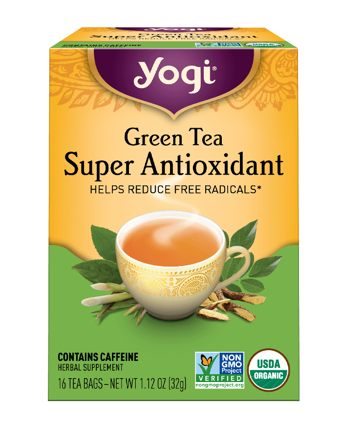 Antioxidant-rich green tea