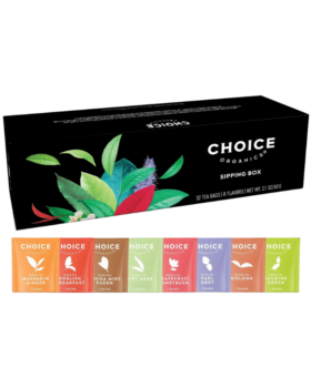 Choice Organics Tea Sipping Box