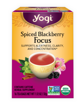 Yogi Spiced Blackberry Focus tea