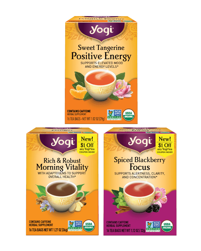  Yogi Tea Favorites Tea Variety Pack - 16 Tea Bags per