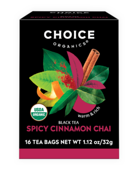 Choice Organics Spicy Cinnamon Chai Carton