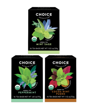 Choice Organic Mint Tea Variety Pack