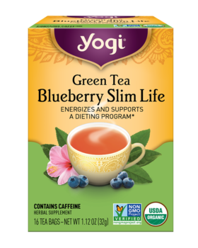 Green Tea Blueberry Slim Life Tea | Yogi Tea