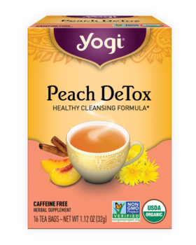 Peach DeTox Tea | Yogi Tea