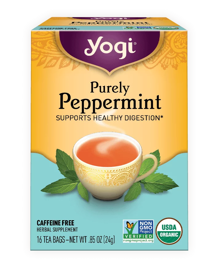 Purely <br />Peppermint Tea