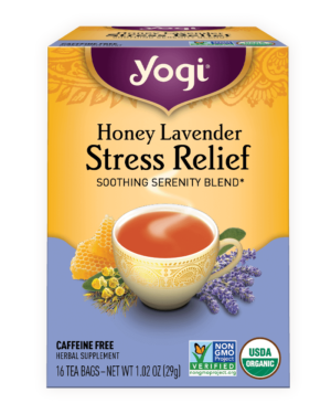 Honey Lavender Stress Relief Tea | Yogi Tea