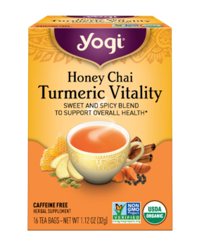Honey Chai Turmeric Vitality Tea | Yogi Tea