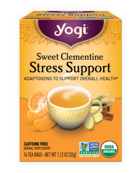 Sweet Clementine Stress Support Tea | Yogi Tea