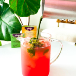 Iced Watermelon Green Tea Lemonade Recipe