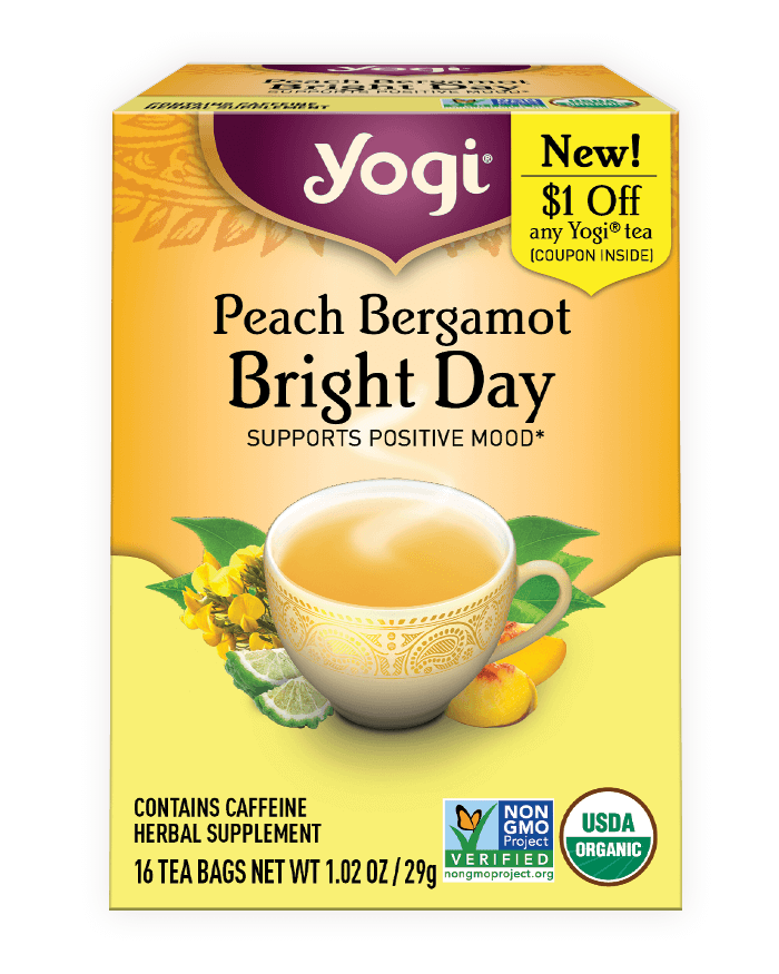 Peach Bergamot Bright Day Tea