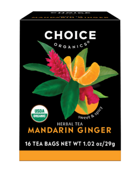 Choice Mandarin Ginger Herbal Tea
