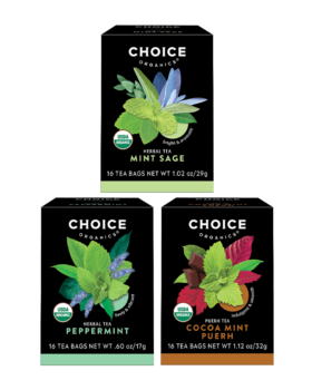 Choice Organic Mint Tea Variety Pack