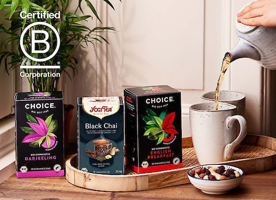 Yogi Tea and CHOICE Organic Tea in Europe